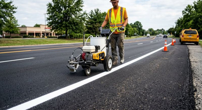 Pavement Striping Service in Houston, TX