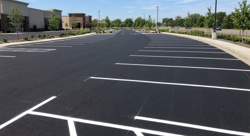Concrete Parking Lot Striping in Houston, TX