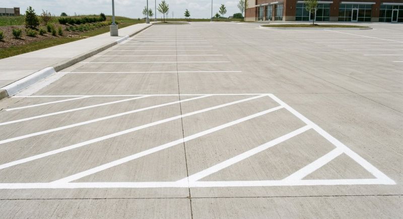 Parking Area Striping in Gwinnett County, GA