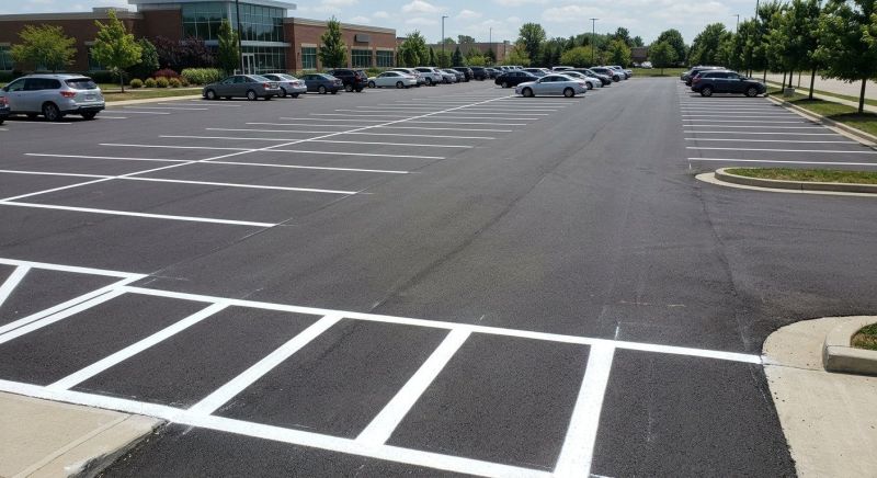 Parking Garage Striping in Palm Springs, CA