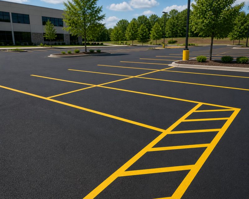 Parking Line Painting in Katy, TX