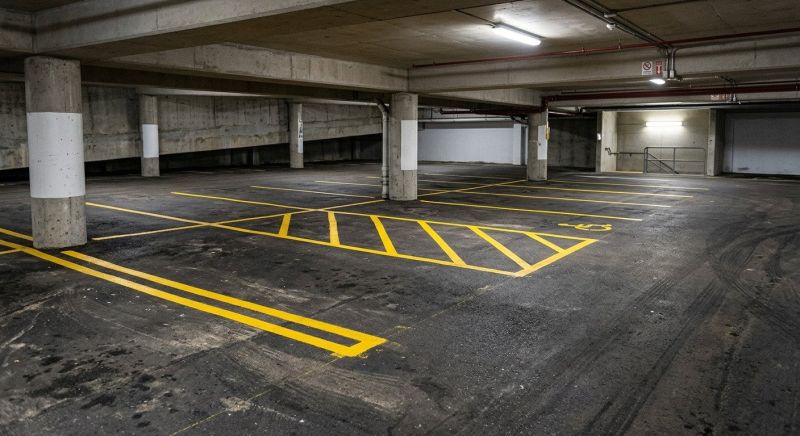 Parking Line Painting in Los Angeles, CA