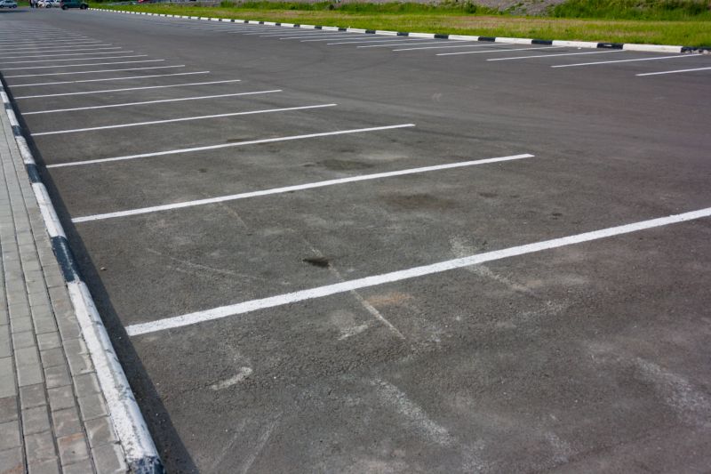 Striped Parking Area