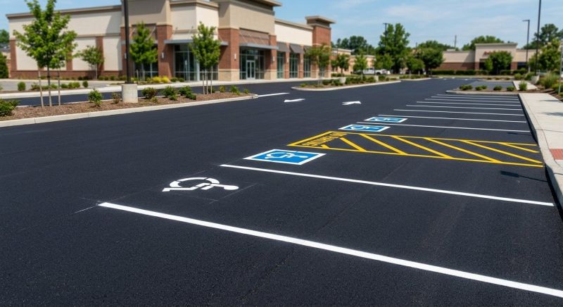 Parking Space Marking in Acworth, GA